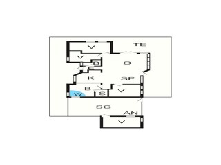 Vakantiehuis Blokhus Grondplan 4