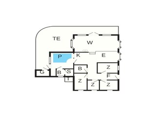 Ferienhaus Henne Strand Grundriss 2