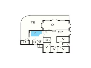 Vakantiehuis Henne Strand Grondplan 28