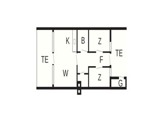 Vakantiehuis Henne Strand Grondplan 37