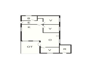 Maison de vacances Læsø Plan d'étage 13