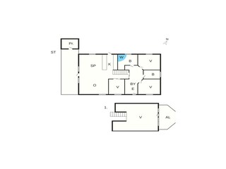 Casa de vacaciones Hanstholm Plano de planta 41