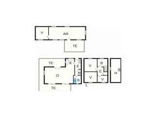 Maison de vacances Kongsmark Plan d'étage 44