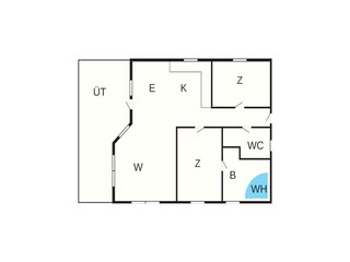 Vakantiehuis Hejlsminde Grondplan 41