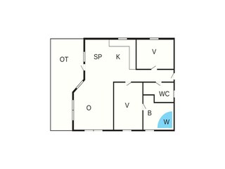 Vakantiehuis Hejlsminde Grondplan 41