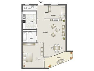 Apartamento de vacaciones Immenstaad Plano de planta 40