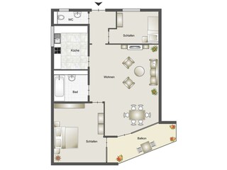 Apartamento de vacaciones Immenstaad Plano de planta 4