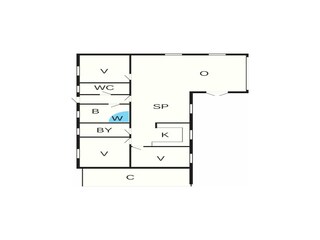 Holiday house Virksund Floor Plan 2