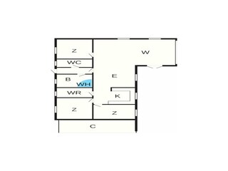 Vakantiehuis Virksund Grondplan 38