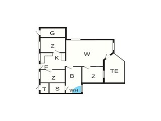 Casa de vacaciones Otterndorf Plano de planta 12