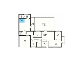 Ferienhaus Blåvand Grundriss 3