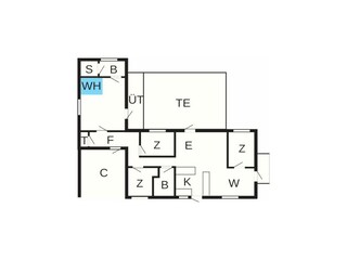 Ferienhaus Blåvand Grundriss 4