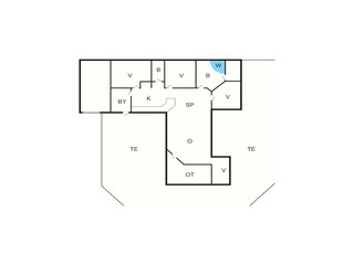 Maison de vacances Høll Plan d'étage 35