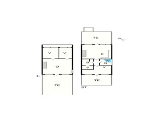 Vakantiehuis Bork Havn Grondplan 42