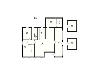 Casa de vacaciones Virksund Plano de planta 6