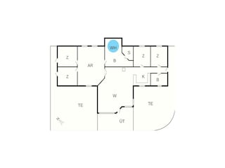 Ferienhaus Vaeggerløse Grundriss 55
