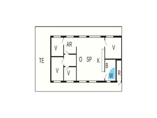 Casa per le vacanze Aalbæk Pianta del piano 40