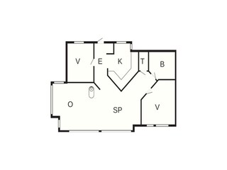 Vakantiehuis Handbjerg Grondplan 39