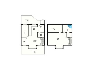 Vakantiehuis Juelsminde Grondplan 34