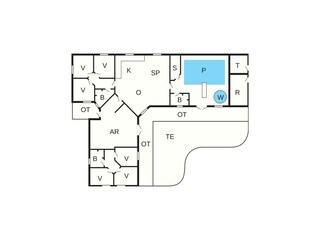 Ferienhaus Vaeggerløse Grundriss 41