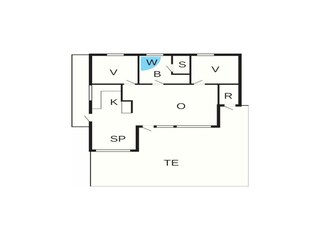 Maison de vacances Søndervig Plan d'étage 30