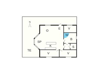 Maison de vacances Vaeggerløse Plan d'étage 3