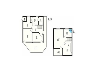 Vakantiehuis Wendtorf Grondplan 45
