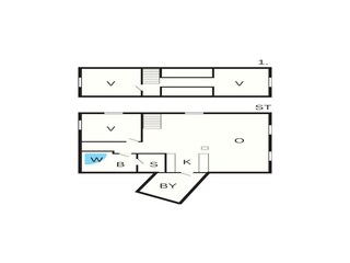 Maison de vacances Blåvand Plan d'étage 25