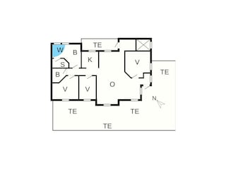 Holiday house Aalbæk Floor Plan 47