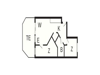 Appartement Wendtorf Grondplan 43