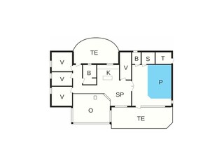 Maison de vacances Nørlev Strand Plan d'étage 2