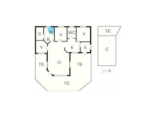 Holiday house Sjølund Floor Plan 38