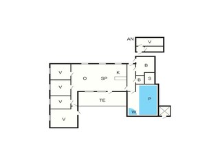 Ferienhaus Ørsted Grundriss 40