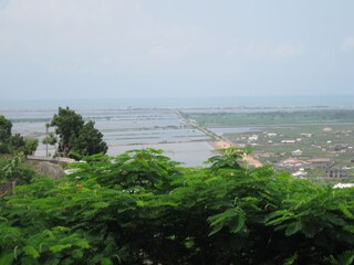View towards salt fields