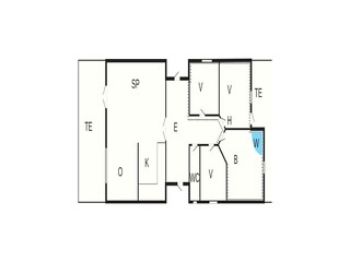 Maison de vacances Sønderballe Plan d'étage 38