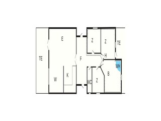 Maison de vacances Sønderballe Plan d'étage 39