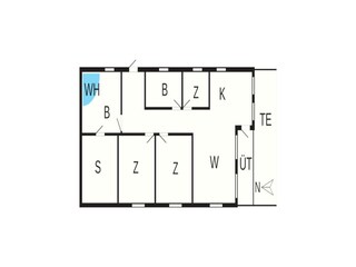 Vakantiehuis Ansager Grondplan 36