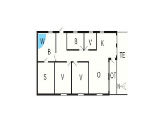 Vakantiehuis Ansager Grondplan 40