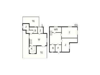 Vakantiehuis Skagen Grondplan 2