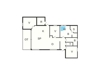 Casa de vacaciones Fjerritslev Plano de planta 31