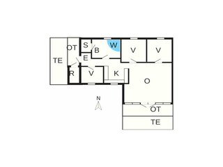 Maison de vacances Virksund Plan d'étage 3