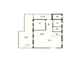 Maison de vacances Søndervig Plan d'étage 26