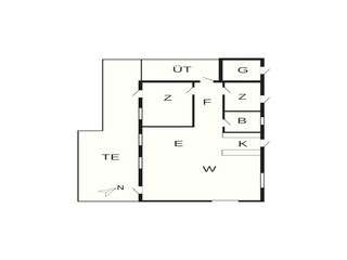 Holiday house Søndervig Floor Plan 6