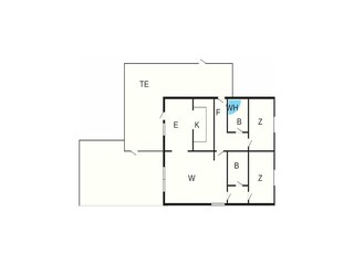 Vakantiehuis Haurvig Grondplan 2