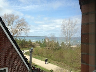 Aussicht auf die Promenade und das Meer