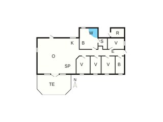 Maison de vacances Slettestrand Plan d'étage 37