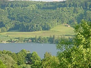 Der traumhaft schöne Blick auf den See