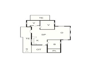 Vakantiehuis Havneby Grondplan 25