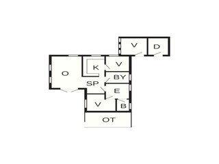 Ferienhaus Kelstrup Strand Grundriss 43