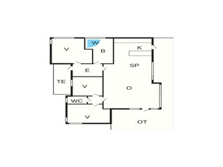 Maison de vacances Vestervig Plan d'étage 21